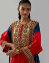 Red Ahana Kaftan Set