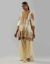Ivory Sapna Frock Kurta Set