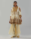 Ivory Sapna Frock Kurta Set