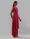 Magenta Rose Kurta Set