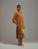 Mustard Amina Kurta Set