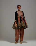 Black Aliya Kali Kurta