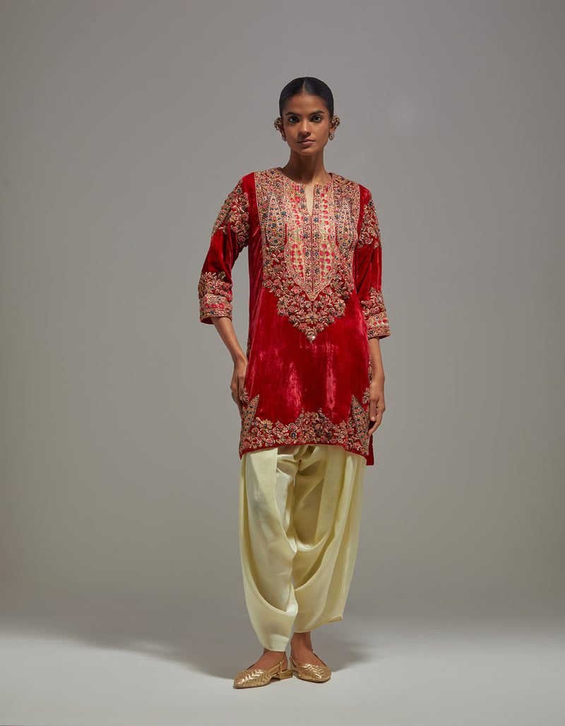 Red Ivory Anisa Kurta Set