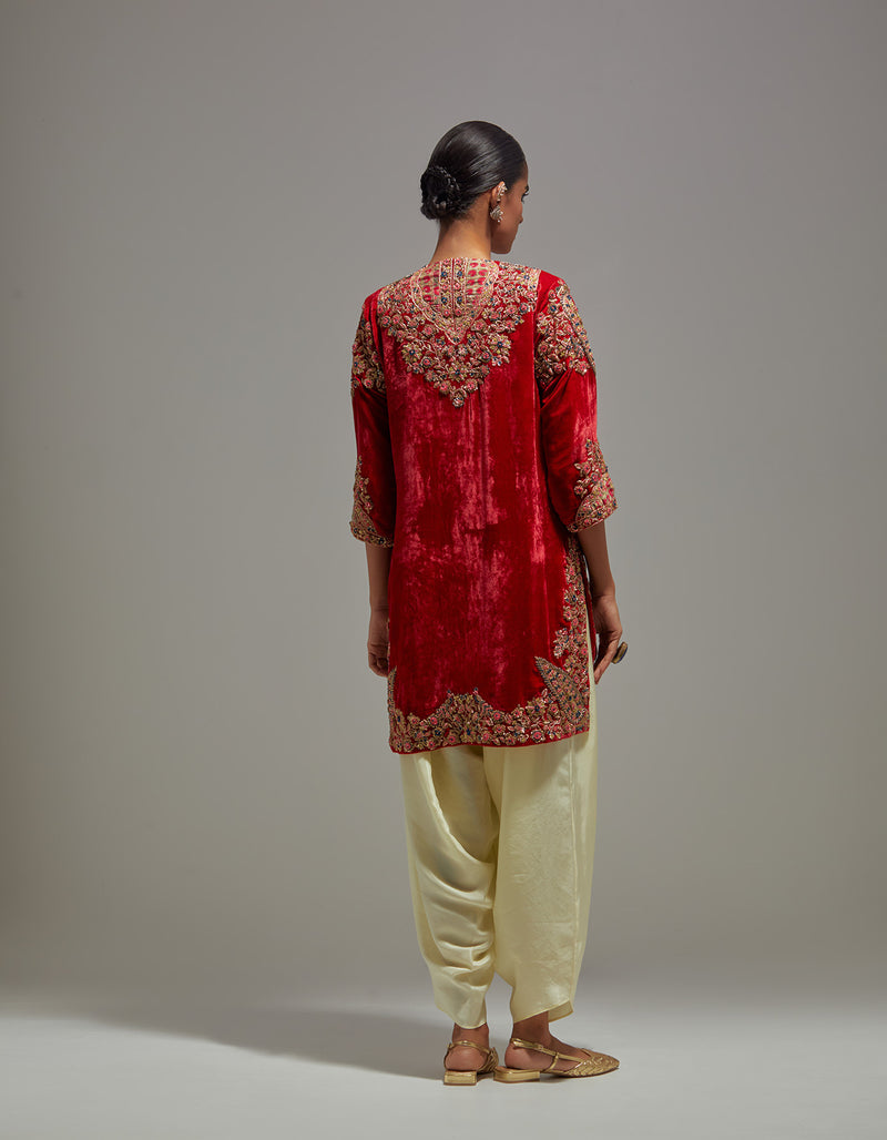 Red Ivory Anisa Kurta Set