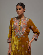 Mustard Naim Kurta Set