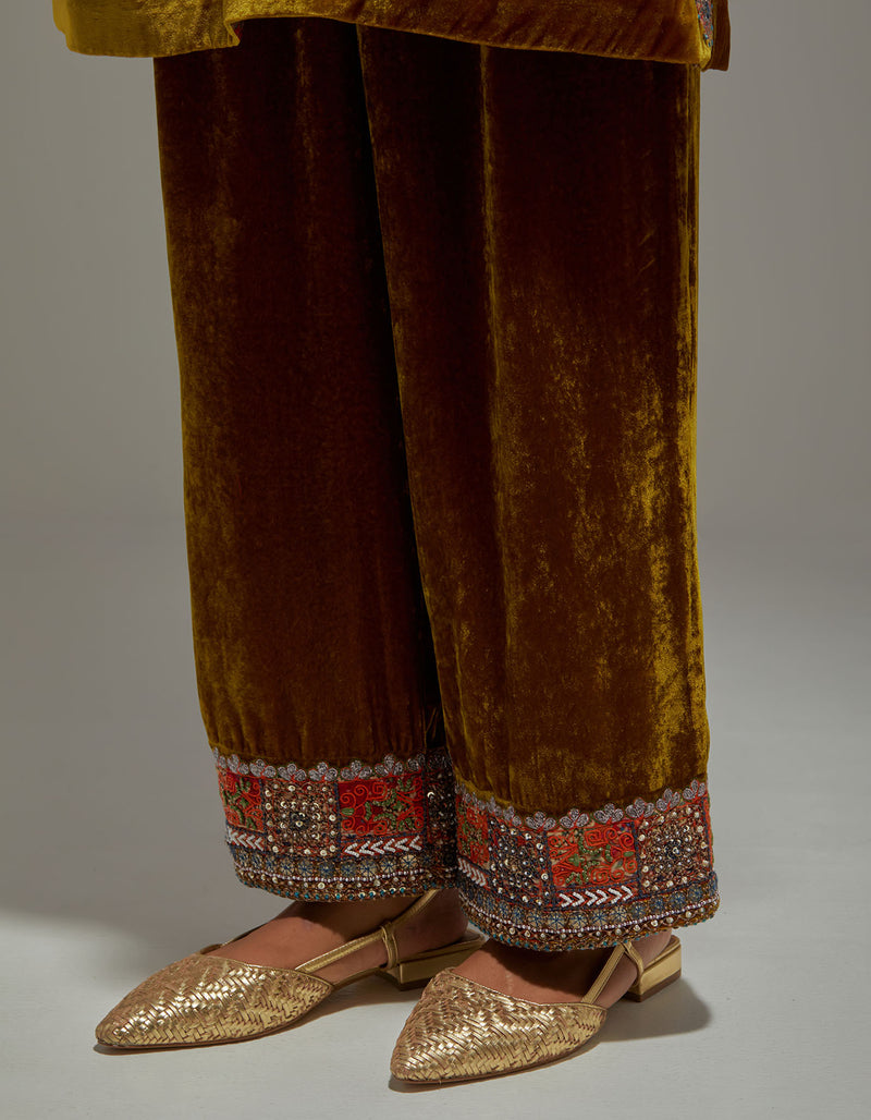 Mustard Naim Kurta Set