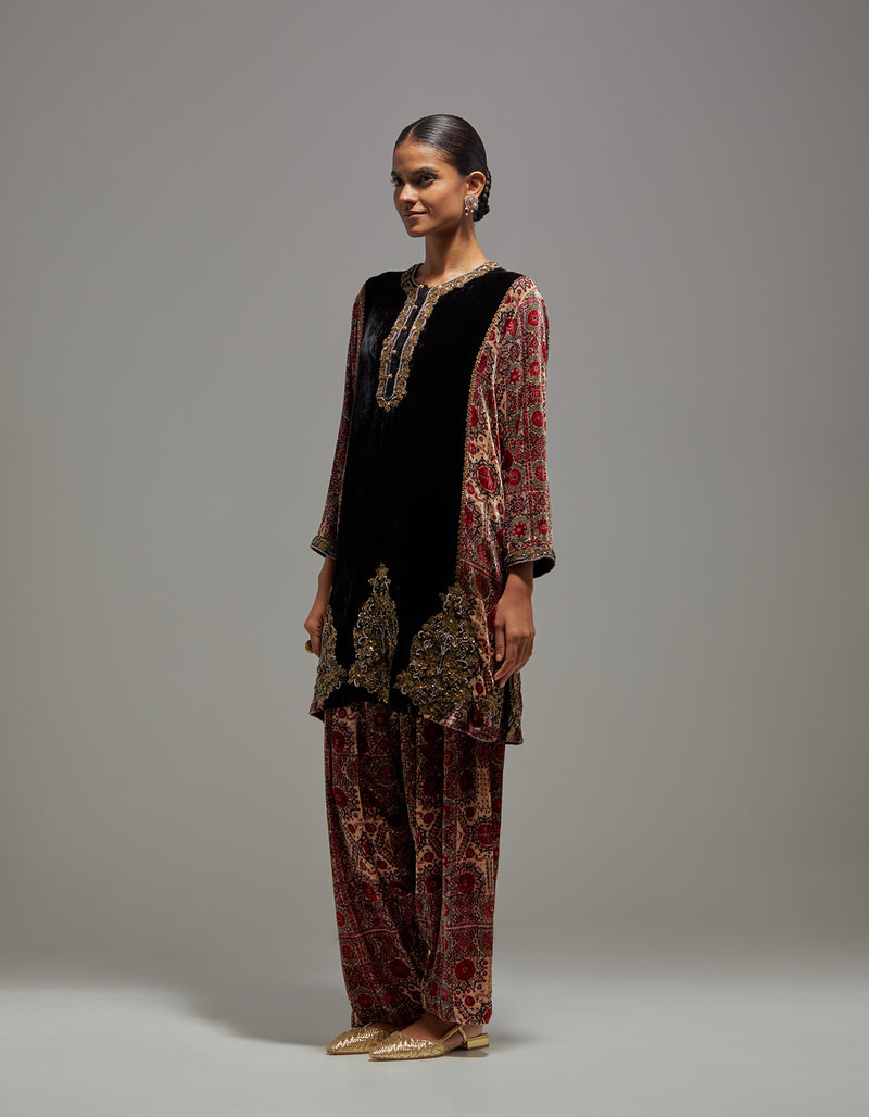 Black Jamila Kurta Set