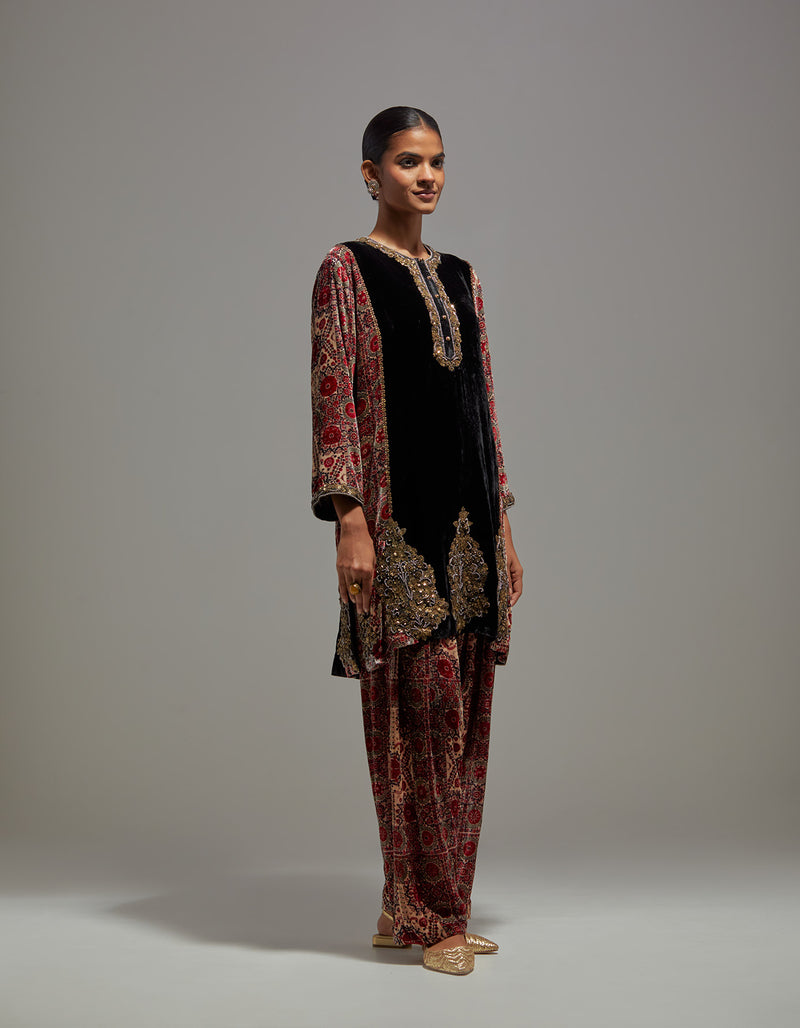 Black Jamila Kurta Set
