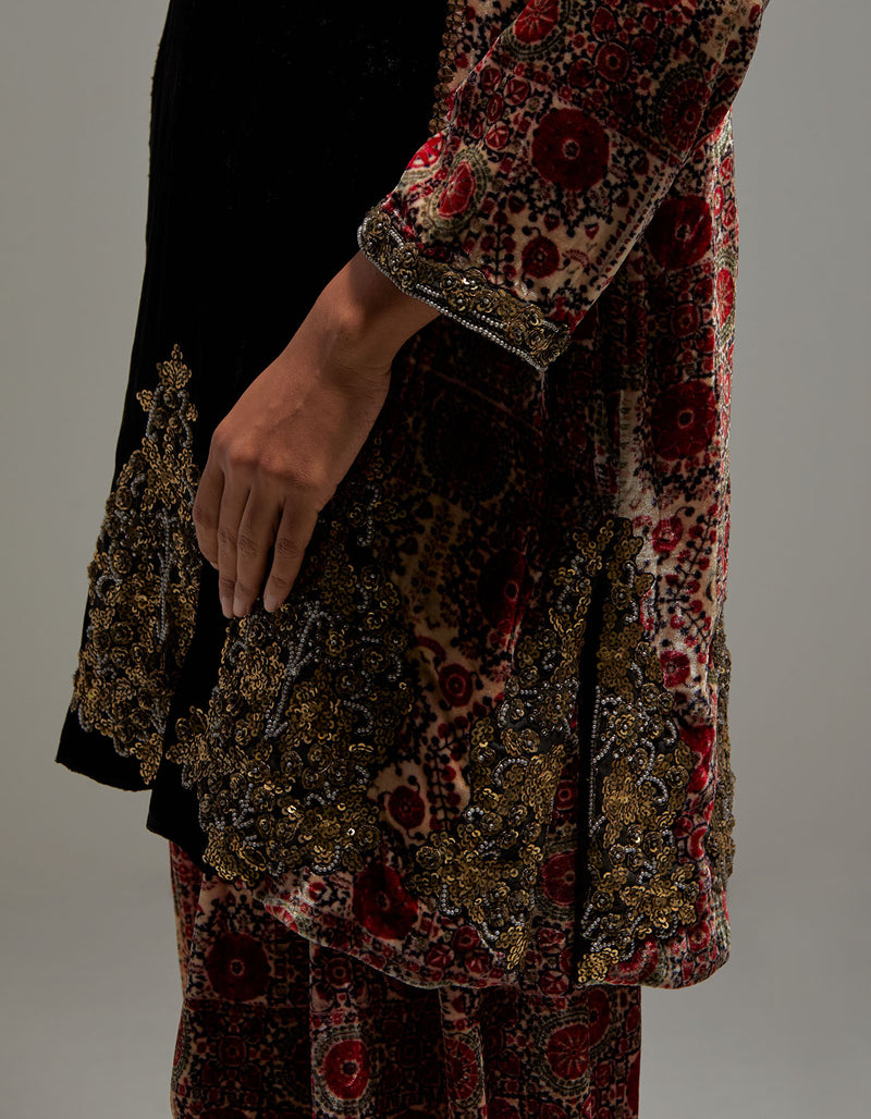 Black Jamila Kurta Set