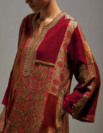 Maroon Brown Yasmin Kurta Set