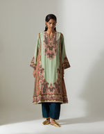 Ambi Choga Set in Pista Green