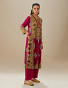 Magenta Mogra Kurta Set