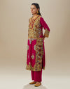 Magenta Mogra Kurta Set