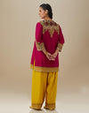 Magenta Mustard Aarohi Kurta Set