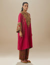 Magenta Chandni Meena Kurta Set