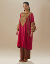 Magenta Chandni Meena Kurta Set