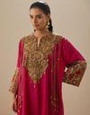 Magenta Chandni Meena Kurta Set