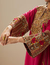 Magenta Chandni Meena Kurta Set