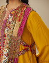 Mustard Ananya Kurta Set with Boho Bib