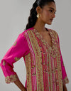 Magenta Sahira Kurta Set