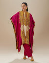 Magenta Nyrah Cape with Kurta Set