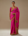 Magenta Up Down Saree