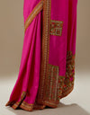 Magenta Up Down Saree