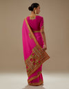 Magenta Up Down Saree