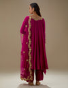 Magenta Firdaus Anarkali Set