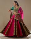 Magenta Alahya Gusset Lehenga Set