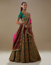 Magenta Alahya Gusset Lehenga Set