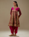 Magenta Nida Pitta Tunic Set