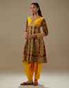 Mustard Nida Pitta Tunic Set