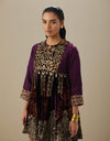 Purple Sapna Kali Kurta Set