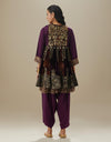 Purple Sapna Kali Kurta Set