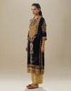 Deep Blue Philori Long Kurta Set