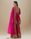 Magenta Aliya Sharara Set with Dupatta