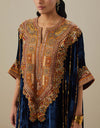 Deep Blue Kiki Kaftan Set