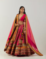 Rani Meena Lehenga With Blouse And Dupatta