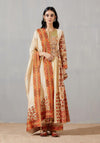 Shyam Gather Kurta With Asma Print Palazzo And Printed Dupatta