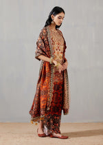 Noor Cowl Dress With A Dupatta