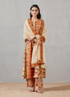 Nergis 4 Kali Kurta With Palazzo And Asma Print Dupatta