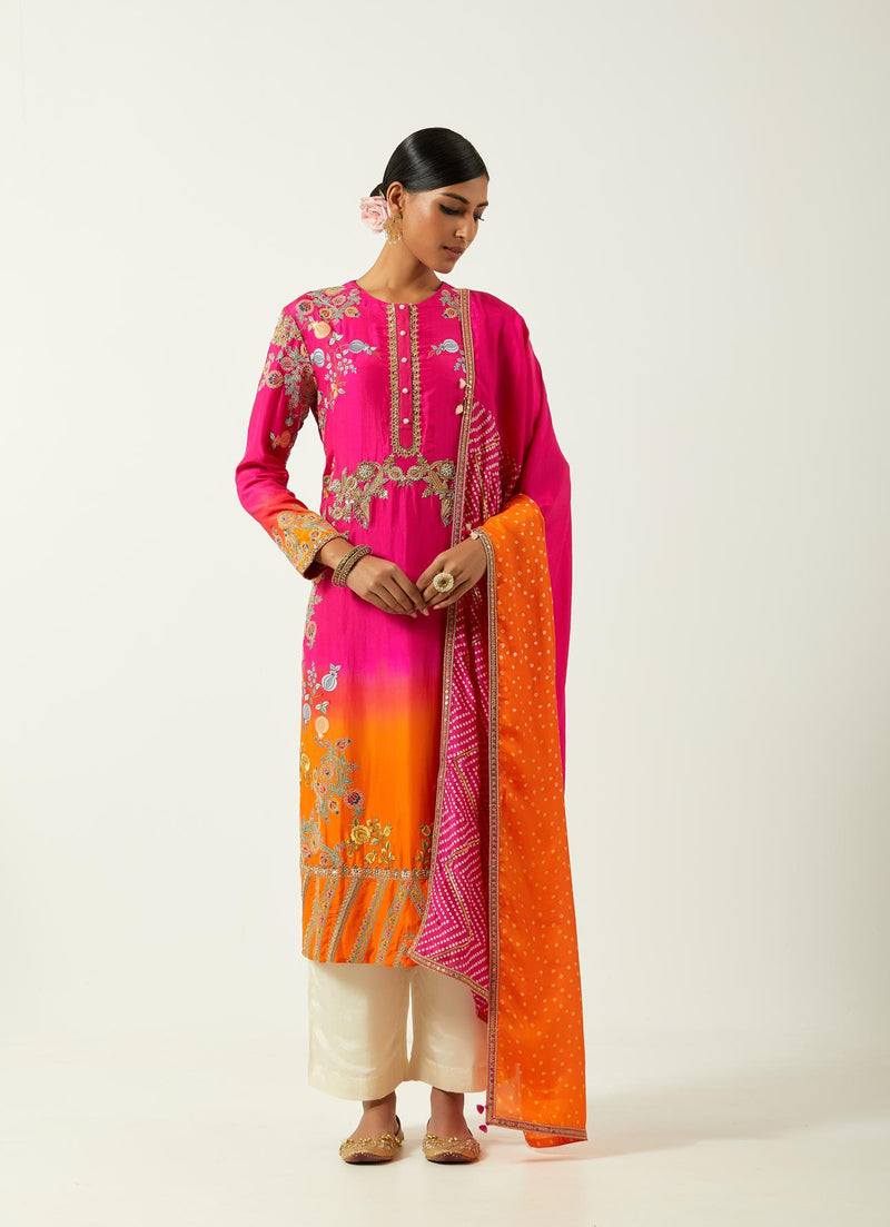 Rani Silk Kurta Set