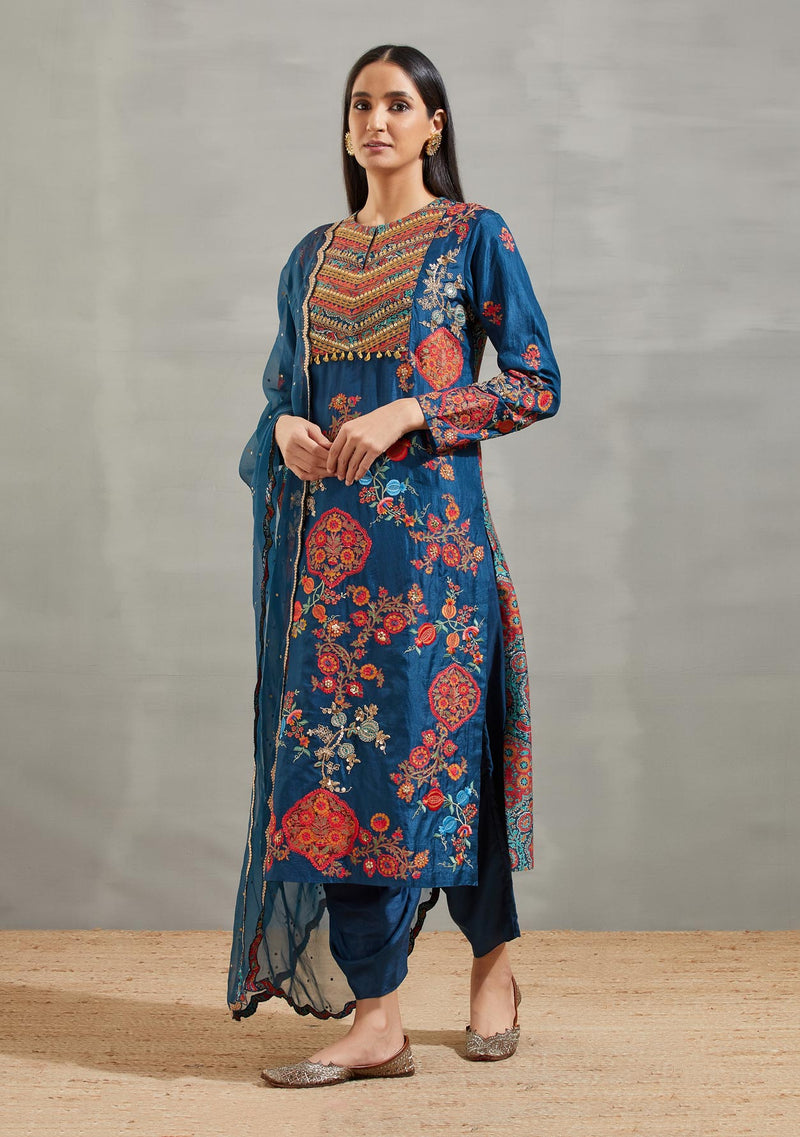 Blue Nidhi Kurta Set