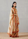 Nergis Dooble Layer Sharara With Peplum Top And Dupatta