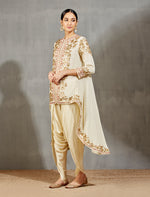 Ivory Jacket and Lucy Dhoti Set