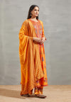 Yellow Rafque Gather Kurta Set