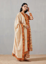 Nergis 4 Kali Kurta With Palazzo And Asma Print Dupatta