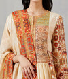 Shyam Gather Kurta With Asma Print Palazzo And Printed Dupatta