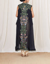 Navy and Cream Dhoti Set